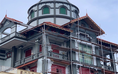Thi công sơn nhà tại xã An Lư huyện Thủy Nguyên 