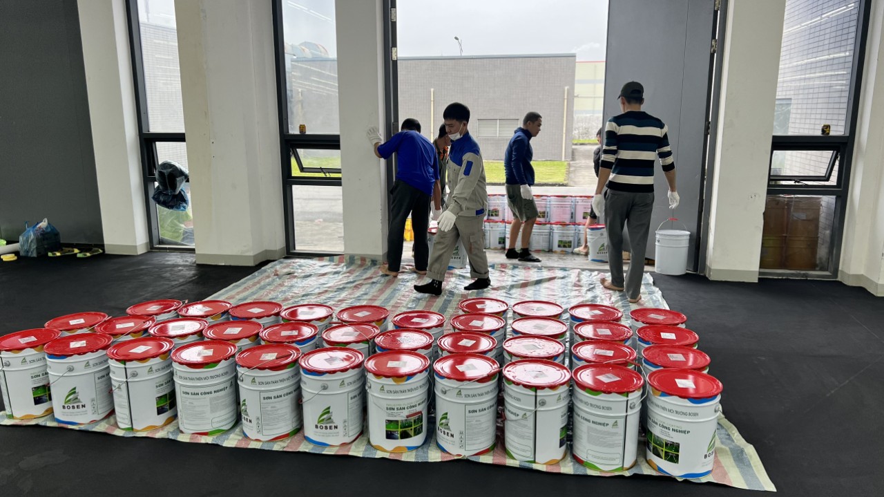 Nhà thầu sơn sàn epoxy Quảng Ninh uy tín