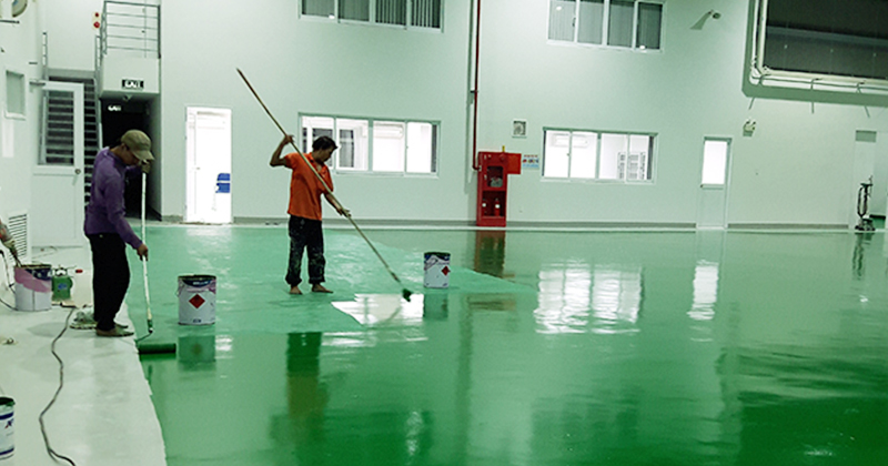 Sơn sàn epoxy Phường Nam Đồng Hải Phòng