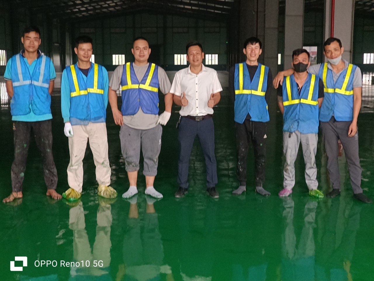 Đội thi công sơn epoxy Hải Phòng